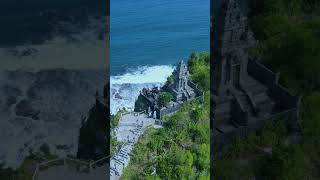 candi di atas bukit pantai Ngobaran Gunung Kidul #shorts #drone #cinematic