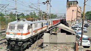 (12926) Paschim SF Express (Amritsar - Bandra Terminus) With (BRC) WAP7 Locomotive.!