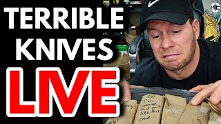 TERRIBLE KNIVES LIVE WITH MC! + MYSTERY KNIFE COLLECTION GIVEAWAY!