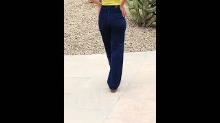 Judy Blue Riza Full Size High Waisted Wide Leg Trouser/ https://bestmn.org