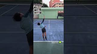 ace compilation down the T #tennistime #amateurtennis #tennisshorts #tennis #shorts