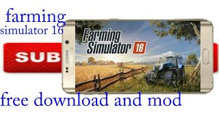 How to download farming simulator 16 for free