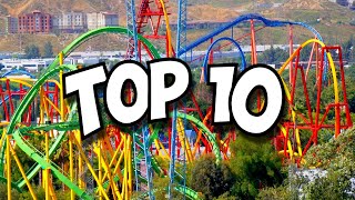 Top 10 BEST Roller Coasters at Six Flags Magic Mountain (2024)