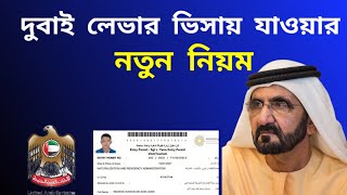 দুবাই লেবার ভিসার আপডেট | Dubai labour visa approval update