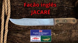 Facão inglês JACARÉ Martindale - Relíquia da nossa coleção.