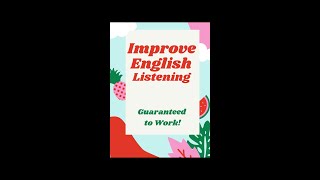 Guaranteed to Improve English Listening - Try these tips 🌟 #shorts #listening #English