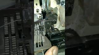 Overlock sewing machine upper looper timing #sewingmachinerepair #shorts #ytshorts