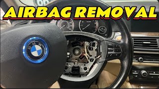 How To REMOVE The AIRBAG On Your BMW 5 6 or 7 Series ! Easily!