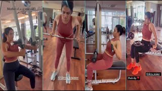 VIJAY TV SERIAL ACTRESS FARINA's LATEST HOT WORKOUT IN THE GYM