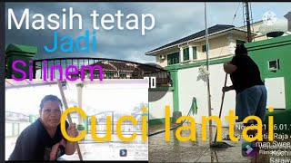 #tkwmalaysia cuci lantai halaman rumah majikan