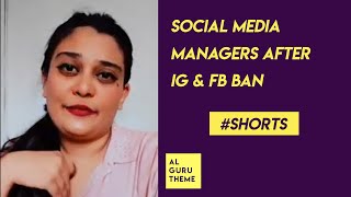 If Facebook and Instagram get banned in India What Social Media managers should be doing #shorts