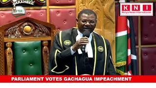 Westlands MP Wanyonyi Sweats as He Votes Both Yes and No to Impeach DP Gachagua