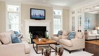 Interior Design Ideas Living Room with Fireplace