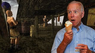 Prezydent Joe Biden z wizytą u świrów z sekty