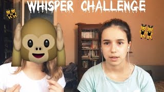 Whisper challenge с Нинкой🙉