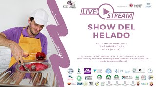 Settimana della cucina italiana - Show cooking di #Gelato in diretta dalla #MIG2021