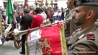 ONORI MILITARI A SANT'EFISIO, MARTIRE GUERRIERO DA 1800 ANNI PROTETTORE DEI SARDI