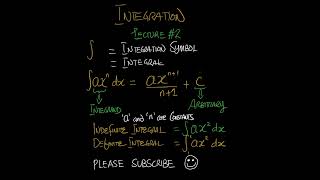 INTEGRATION | How to Integrate | Lecture 2 | #maths | #calculus