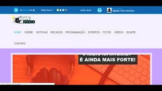 Rádio Web Completa com Programetes