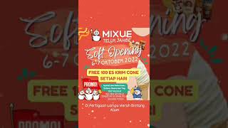 Mixue ice cream #icecream #mixue 😁😁😁😁😁😁😁 MIXUE TELUK JAMBE KARAWANG