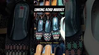 Linking Road Market| Street Shopping In Mumbai| बांद्रा लिंकिंग रोड | #bombaymarket #shortsviral