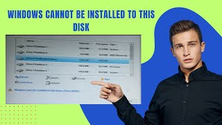 windows can not install this drive|windows can not install this disk