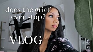 WEEKLY VLOG | LIVING SINGLE IN HTX | WHEN DOES THE GRIEF STOP | Darra Cherie