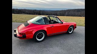 Cold Start Video 1987 Porsche Targa