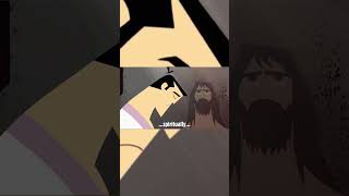 Samurai Jack's Battle Against Himself | Samurai Jack #shorts #animation #samuraijack #adultswim