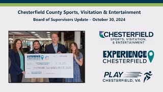 Sports, Visitation & Entertainment Annual Update - BOS Meeting - October 30, 2024