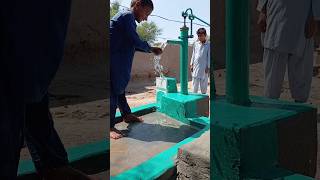 hand pump for poor family in village side ( great work in village side ) helping with Amjad Rasool