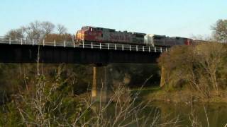 BNSF 615 & 629 Warbonnets at Irving, Tx. 12/10/2011 ©