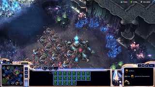 Starcraft II Protoss Colossus Attack