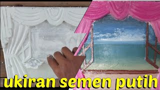 gambar 3d menggunakan semen putih