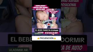 Atención!! Siempre debemos verificar cómo duermen nuestros bebés!! #bebe  #asfixia #padres #pediatra