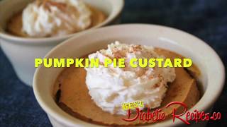 Pumpkin Custard for Diabetics