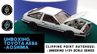 Unboxing Aoshima 1/24 Toyota AE86 Initial D