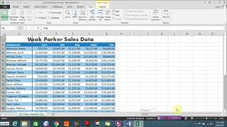 How to use freeze pane and view options in MS excel