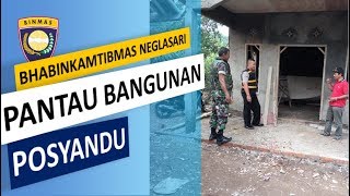 Bhabinkamtibmas Neglasari, Pantau Pembangunan Posyandu