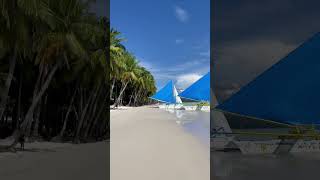 Welcome to the white sand beach of #Boracay 😍☀️ #travel #philippines #island #islandlife #pinoy