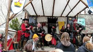 Dudelsackmusik beim Ritterfest auf der Leuchtenburg.