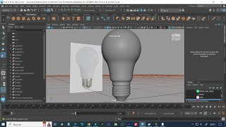 COMO CREAR UN FOCO ELECTRICO O BOMBILLO ELECTRICO EN MAYA AUTODESK