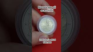 hai mai visto questa moneta ? 2€ Estonia 2016 scacchi