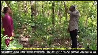 Spiritual Showdown: Prophet AK Emmanuel vs. Demon-Possessed Lady on Prayer Mountain