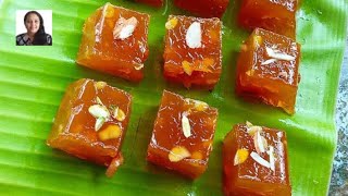 பம்பாய் ஹல்வா சட்டுனு 5 நிமிடத்தில் | Bombay halwa sweet recipe in Tamil