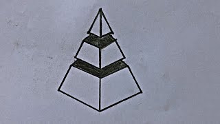 Vẽ Kim Tự Tháp Ai Cập 3D Bằng Bút Chì Đơn Giản | How To Draw 3D Pyramid With Pencil Easy