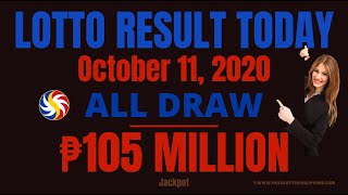 PCSO Lotto Result Today October 11, 2020 - Winners Summary