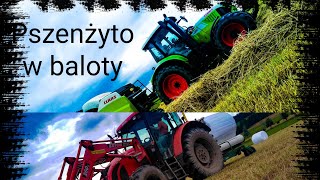 ☆Pszenżyto w baloty☆Claas & Zetor w akcji☆