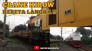 HUNTING KERETA CRANE KIROW || KERETA YANG JARANG KE DAOP 1 ?