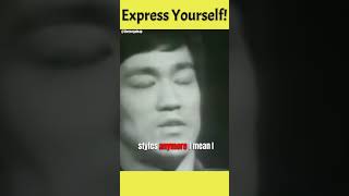 Express Yourself! - Bruce Lee | Motivational Speech | #shorts #motivation #brucelee